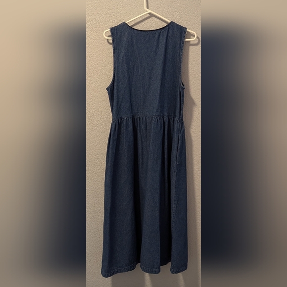 Talbot's Sleeveless Denim Dress - Picture 4 of 8